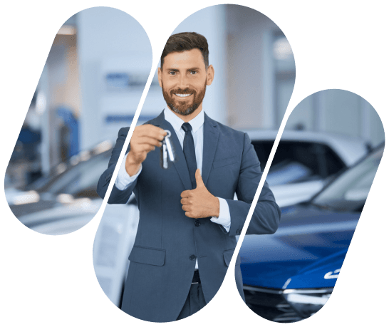 person handing keys